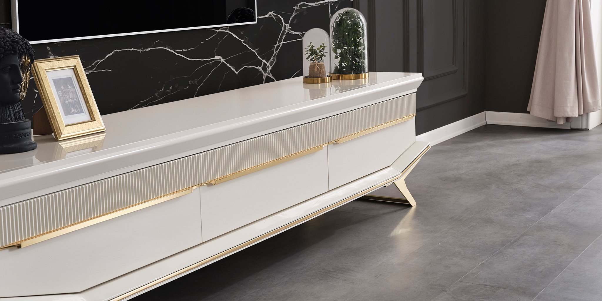 Asos Gold Tv Ünitesi - İnegöl Mobilya